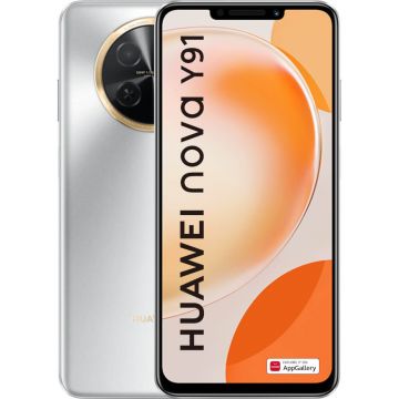 Telefon mobil Huawei nova Y91, 128 GB, 8 GB RAM, Moonlight Silver