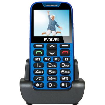 Evolveo Telefon pentru vârstnici Evolveo EasyPhone XD, EP600, Albastru, 2G