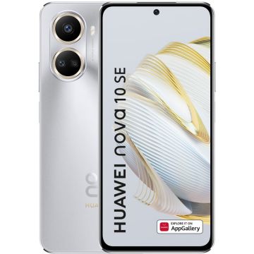 Huawei Telefon mobil Huawei Nova 10 SE, 8GB RAM, 128GB, 4G, Starry Silver