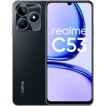 REALME Telefon mobil Realme C53, Dual SIM, 6GB RAM, 128GB, 4G, Negru