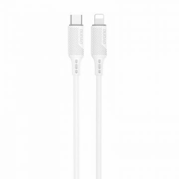 Cablu USB-c pentru Lightning Dudao L6s Pd 20w, 1m (alb)