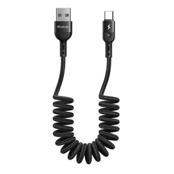 Cablu arc USB la USB-c Mcdodo Omega Ca-6420 1,8 m (negru)