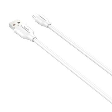 Cablu de 2m, Micro-usb, pvc, (alb)