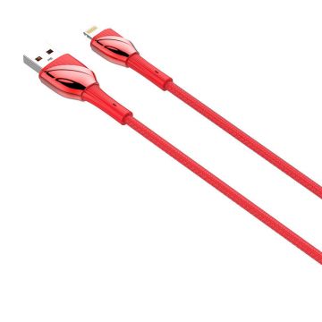 Cablu Lightning 30w, 1m (culoare: rosu)