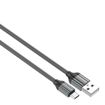 Cablu micro-usb, (gri) 1m