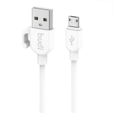 Cablu USB-a la Micro Usb Budi 1m 2.4a