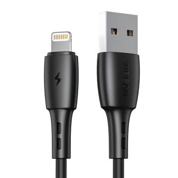 Cablu USB la Lightning Vipfan Racing X05, 3a, 2m (negru)