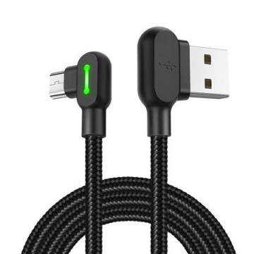 Cablu USB la Micro Usb Mcdodo Ca-5280 Led, 1,8 m (negru)