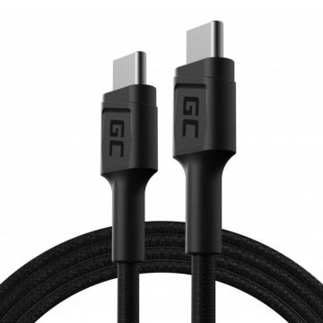 Cablu de încărcare USB-c tip C, Putere de livrare 60w, Qc 3.0, 1,2m