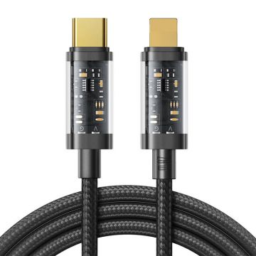 Cablu Usb-c Lightning 20w,1.2m (negru)