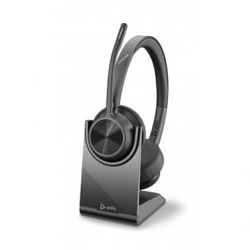 Casti Wireless Call Center Poly Voyager 4320, USB-A (Negru)