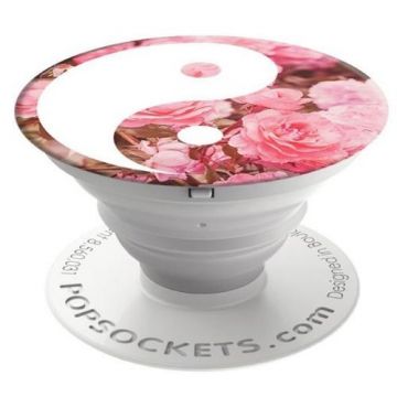 Suport Universal Popsockets cu Stand Adeziv, Model Universal Yin Yang Roses