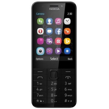 Telefon Mobil Nokia 230, TFT 2.8inch, 2MP, Dual Sim (Gri)