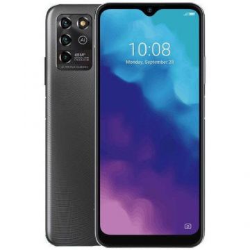 Telefon Mobil ZTE Blade V30 Vita, Procesor Octa-Core 1.6GHZ, IPS LCD Multitouch 6.82inch, 4GB RAM, 128GB Flash, Camera tripla 48+5+2MP, Wi-Fi, 4G, Dual Sim, Android (Gri)