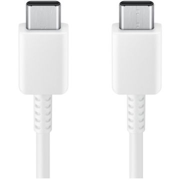 Cablu de date Samsung, USB Type-C & USB Type-C, lungime 1.8 m, max. 3A USB 2.0, Alb