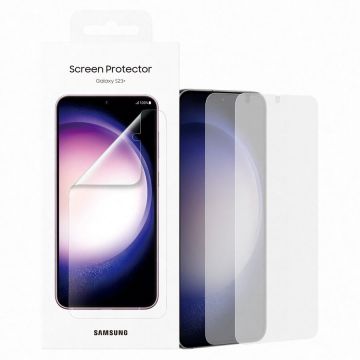 Folie de protectie Samsung pentru Galaxy S23 Plus, Transparent