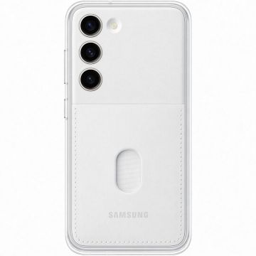 Husa de protectie Samsung Frame Case pentru Galaxy S23, White