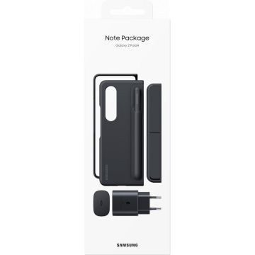 Husa de protectie Samsung Note Package pentru Galaxy Z Fold4, Black