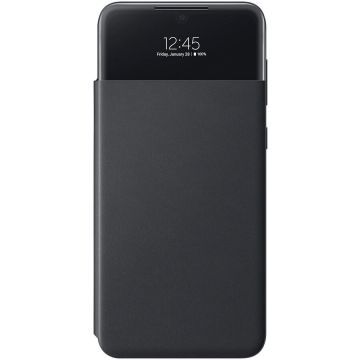 Husa de protectie Samsung S View Wallet Cover pentru Galaxy A33 5G, Black