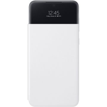 Husa de protectie Samsung S View Wallet Cover pentru Galaxy A33 5G, White