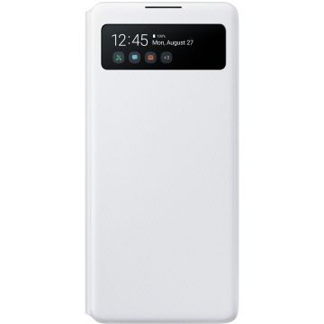 Husa de protectie Samsung S View Wallet Cover pentru Galaxy S10 Lite, White