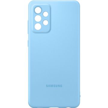 Husa de protectie Samsung Silicon pentru A72, Blue