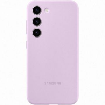 Husa de protectie Samsung Silicone Case pentru Galaxy S23, Lilac
