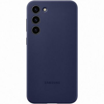 Husa de protectie Samsung Silicone Case pentru Galaxy S23 Plus, Navy
