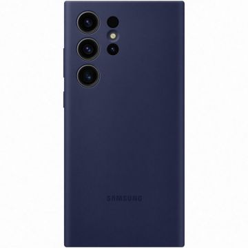 Husa de protectie Samsung Silicone Case pentru Galaxy S23 Ultra, Navy
