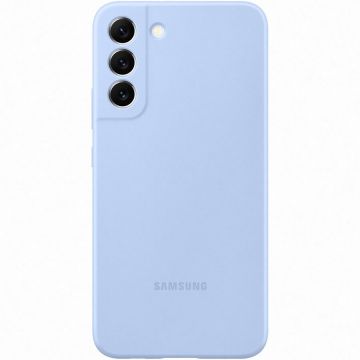 Husa de protectie Samsung Silicone pentru Galaxy S22+, Sky Blue