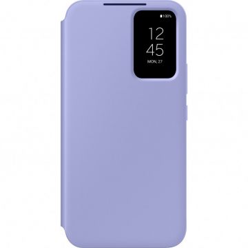 Husa de protectie Samsung Smart View Wallet Case pentru Galaxy A54, Blueberry