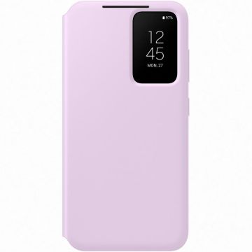 Husa de protectie Samsung Smart View Wallet Case pentru Galaxy S23, Lilac