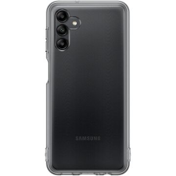 Husa de protectie Samsung Soft Clear Cover pentru Galaxy A04s, Black