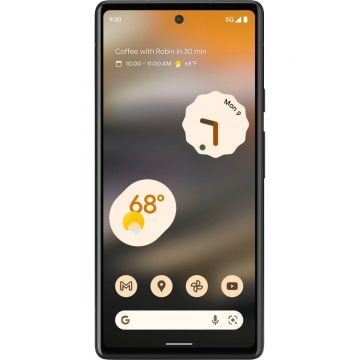 Telefon mobil Google Pixel 6a, 5G, 128GB, 6GB RAM, Dual-SIM, Charcoal