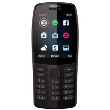 Telefon mobil Nokia 210, 2G, 16MB, Dual-SIM, Charcoal