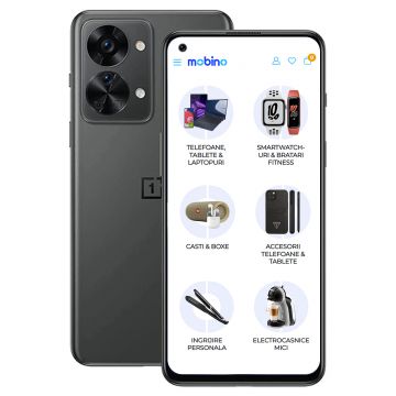 Telefon mobil OnePlus Nord 2T, 5G, 128GB, 8GB RAM, Dual-Sim, Gray Shadow