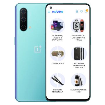 Telefon mobil OnePlus Nord Ce, 5G, 128GB, 8GB RAM, Dual-Sim, Albastru Void