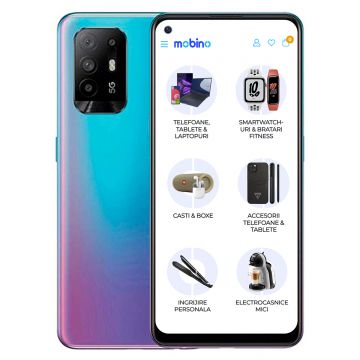 Telefon mobil Oppo Reno 5 Z, 5G, 128GB, 8GB RAM, Dual-Sim, Cosmo Blue