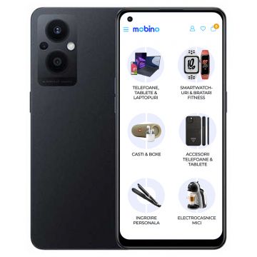 Telefon mobil Oppo Reno 8 Lite, 5G, Dual Sim, 128GB, 8GB RAM, Black