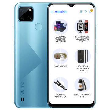 Telefon mobil Realme C21Y, 4G, 32 GB, 3GB RAM, Dual-Sim, Cross Blue