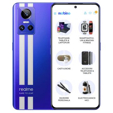 Telefon mobil Realme GT NEO 3, 5G, 256GB, 8GB RAM, Dual-SIM, Albastru Nitro