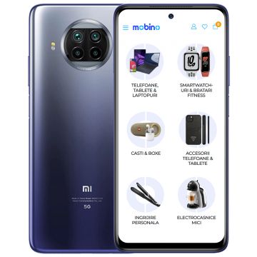 Telefon mobil Xiaomi, Mi 10T Lite 5G, 64GB, 6GB RAM, Dual Sim, Atlantic Blue Telefon mobil Xiaomi, Mi 10T Lite 5G, 64GB, 6GB RAM, Dual Sim, Atlantic Blue