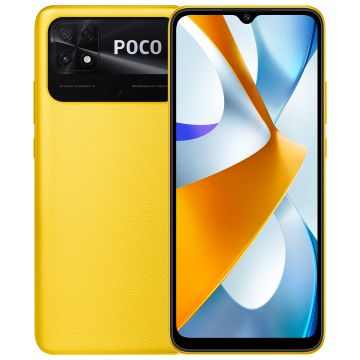 Telefon mobil Xiaomi POCO C40, 4G, 64GB, 4GB RAM, Dual-SIM, Poco Yellow