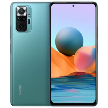 Telefon mobil Xiaomi Redmi Note 10 Pro, 4G, 256GB, 8GB RAM, Dual-SIM, Aurora Green