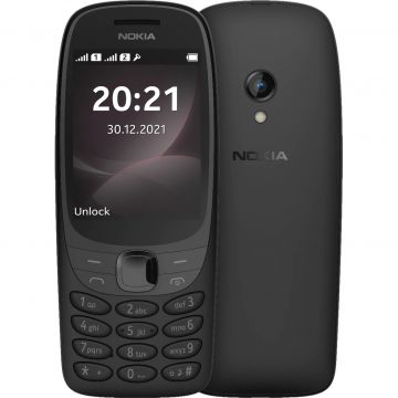 Telefon NOKIA 6310 2021, 16MB, 8MB RAM, 2G, Dual SIM, Black
