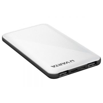 Baterie Portabila Varta Energy, 15000mAh, 2x USB-A, 1x USB-C, Alb