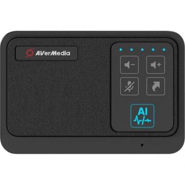 Microfon Avermedia, 29-dB/mW, Negru