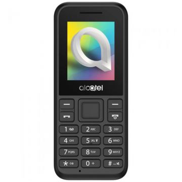 Resigilat - Telefon mobil Alcatel 1068D, 2G, 4MB, 4MB RAM, Dual-SIM, Negru