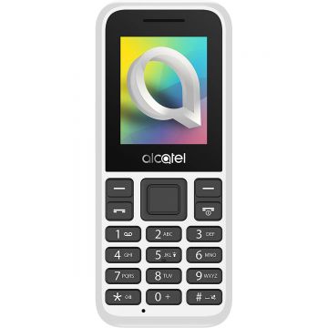 Resigilat - Telefon mobil Alcatel 1068D, 2G, 4MB, 4MB RAM, Dual-SIM, Alb