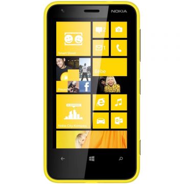 Resigilat - Telefon mobil Nokia Lumia 620, 3G, 8GB, 512MB RAM, Single-SIM, Yellow